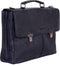 DSTRCT Wall Street A4 Laptoptas - 15,4 inch - 100% echt nappa leer - Zwart