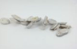 3 stuks - Hbx deco - Hanger drift slice white wash