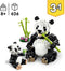 LEGO Creator 3in1 - Wilde dieren: pandafamilie - 3 modellen - 31165