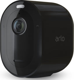 Arlo Pro 4 - Draadloze WiFi-beveiligingscamera - 2K HDR 160° nachtzicht sirene spotlight - Zwart