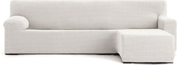 Hoes voor chaise longue met korte armleuning rechts Eysa JAZ Wit 120 x 120 x 360 cm