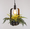 Mica Decorations Vogue Hanglamp - L21 x B15 x H38 cm - Metaal - Zwart