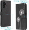 iMoshion Hoesje Geschikt voor Samsung Galaxy A13 (5G) / A04s Hoesje Met Pasjeshouder - iMoshion Design Softcase Bookcase - Zwart / Dandelion