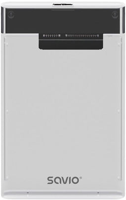 Savio - Externe behuizing - 2.5" SATA-600 - USB 3.2 Gen1 (5Gb/s) - 1x 2.5"/3.5" bay