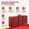 TTD® Kerstboom Opbergtas - 434 L - 600D Oxford Stof - Rood