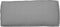vidaXL - Zit- - en - Leuningkussen - Grijs - 120x50x12 - cm - Oxford - Stof