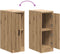 vidaXL - Garagekast - 30x51x85 - cm - massief - grenenhout - artisan - eikenkleurig