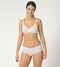 Sloggi Basic+ - Midi Sportonderbroek - Zachte naden - Wit (4-pack)