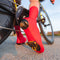 GripGrab RaceAero TT 2 - Tijdrit Wielren Overschoenen - Aerodynamisch - Rood - Maat S