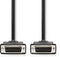 DVI-Kabel | DVI-D 24+1-Pins Male | DVI-D 24+1-Pins Male | 1080p | Vernikkeld | 3.00 m | PVC | Zwart | Polybag
