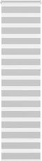 vidaXL - Zebra - rolgordijn - 65x230 - cm - stofbreedte - 60,9 - cm - lichtgrijs