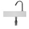 Atlantic Billy - Fonteinset - Rechts kraangat - Wit 37,5x18,5x9,5 cm