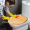 Infinity Goods Bamboe WC Bril Emmy - Toiletbril - RVS Scharnieren - Bamboe