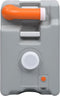 vidaXL - Watertank - op - wielen - 25 - L - grijs