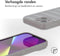 imoshion Hoesje - Geschikt voor iPhone 14 - EasyGrip Backcover - Grijs