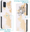 iMoshion Hoesje Geschikt voor Samsung Galaxy A51 Hoesje Met Pasjeshouder - iMoshion Design Softcase Bookcase - Wit / Meerkleurig / Goud / Let's Go Travel White