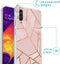 iMoshion Hoesje Geschikt voor Samsung Galaxy A50 / A30s Hoesje Met Koord - iMoshion Design Hoesje met Koord - Goud / Transparant / Roze / Pink Graphic