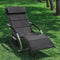 Sobuy OGS28 - Schommelstoel - Ergonomisch - 143×57×85 cm - zwart
