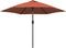 vidaXL - Parasol - met - metalen - paal - 300 - cm - terracottakleurig