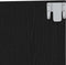 vidaXL - Bed - Hoofdbord - Zwart - Eiken - 120x1,5x80 - cm - Gegalvaniseerd - Hout