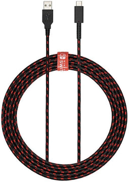 PDP 500-211-EU - Oplaadkabel - 2,4 meter USB-C - Rood Zwart