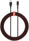 PDP 500-211-EU - Oplaadkabel - 2,4 meter USB-C - Rood Zwart