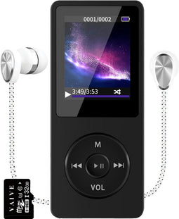 VAIVE HiFi MP3 Speler - Bluetooth - Voice recorder FM radio - 32GB