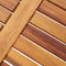 vidaXL - Salontafel - inklapbaar - 40x40x40 - cm - massief - acaciahout