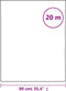 vidaXL - Raamfolies - mat - PVC - wit