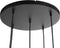 Steinhauer Bollique New 3800ZW - Hanglamp - 3 bollen 2 kokers hoogteverstelbaar - Zwart