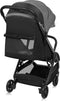 Lionelo Julie Air - Ultralichte Buggy - Auto-Folding Compact - 7,5 kg - Verstelbare Rugleuning - XXL Zonnescherm UPF50+ - Onderhoudsvrije Wielen - Grijs