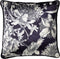 Dutch Decor LAUREN - Kussenhoes velvet Raven 45x45 cm - zwart - met rits