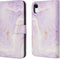 iMoshion Hoesje Geschikt voor iPhone Xr Hoesje Met Pasjeshouder - iMoshion Design Bookcase smartphone - Paars / Purple Marble