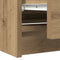 vidaXL - Tv-meubel - 100x35x54 - cm - bewerkt - hout - artisanaal - eikenkleurig