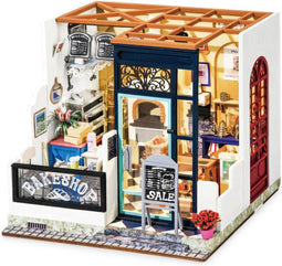 Robotime Nancy’s Bake Shop DG143 - Houten Modelbouw - Poppenhuis met LED licht - DIY