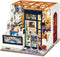 Robotime Nancy’s Bake Shop DG143 - Houten Modelbouw - Poppenhuis met LED licht - DIY