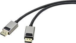 SpeaKa Professional SP-9510452 - DisplayPort-kabel - 8K 60 Hz 4K 120 Hz - Zwart