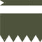 vidaXL - Grasafscheidingen - 10 - stuks - Olijfgroen - 100x0.5x20 - cm - Staal