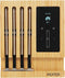 Meater Block - Vleesthermometer - 4 probes - Draadloos - Zwart hout (1 stuk)
