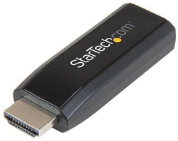 Startech.com HD2VGAMICRA - HDMI naar VGA converter met audio 1920x1080 - Zwart