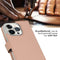 Selencia iPhone 14 Pro - Echt Lederen Bookcase - 3 Pashouders - Dusty Pink