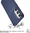 imoshion Hoesje Geschikt voor Samsung Galaxy S23 FE Hoesje Siliconen - imoshion Thunder Backcover - Donkerblauw