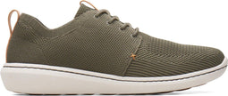 Clarks Step Urban Mix - Lage sneakers - Textiel - Khaki - Maat 43