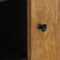 vidaXL - Dressoir - met - 2 - deuren - 90x33x75 - cm - massief - mangohout