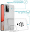 iMoshion Hoesje Geschikt voor Samsung Galaxy A72 Hoesje Siliconen - iMoshion Design hoesje - Transparant / Zwart / Live Laugh Love