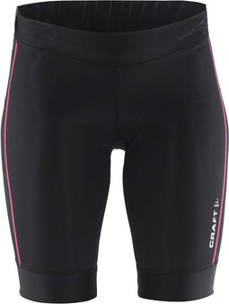 Craft Motion Short fietsbroek kort zwart met roze dames