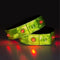 Avento Sportarmband - Reflecterend met LEDs - Waterdicht - Geel