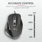 Trust Fyda - Ergonomische Draad Muis - 600-5000 DPI - 6 knoppen (rechtshandig)