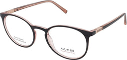 Guess GU3045 - Ronde bril - Flexibele scharnieren - Zwart