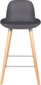 Zuiver Albert Kuip Barkruk 65 cm Donkergrijs - Set van 2